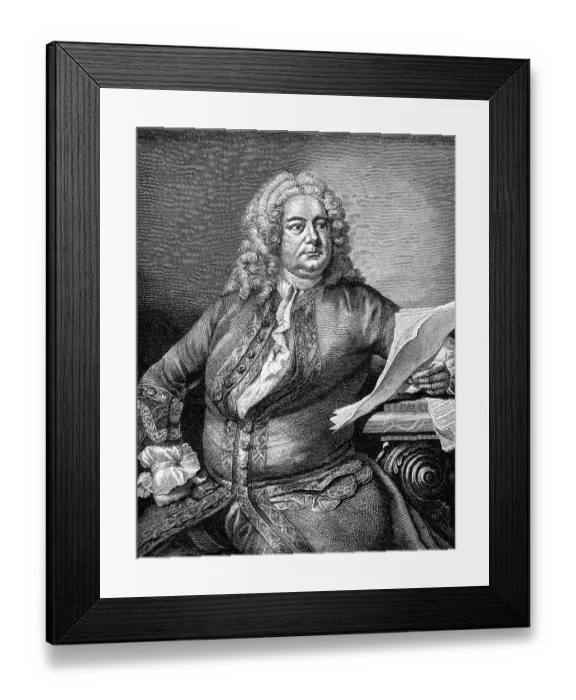 Framed Print : Historical drawing from the 19th Century