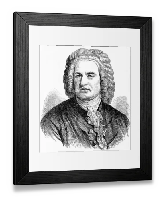 Framed Print : Historical drawing from the 19th Century