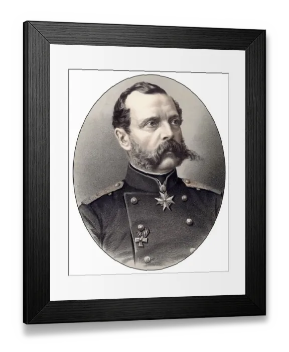 Framed Print : Historic chromolithography from the 19th century Framed Print : Historic chromolithography from the 19th century