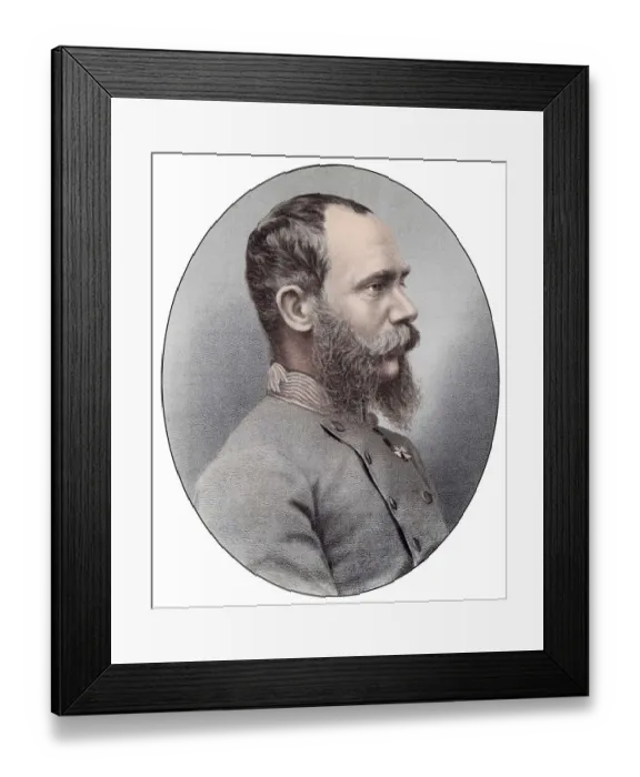 Framed Print : Historic chromolithography from the 19th century Framed Print : Historic chromolithography from the 19th century
