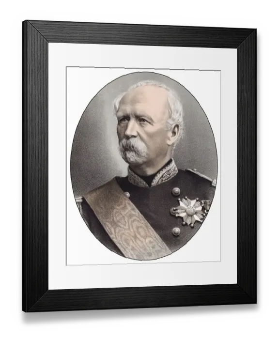 Framed Print : Historic chromolithography from the 19th century Framed Print : Historic chromolithography from the 19th century