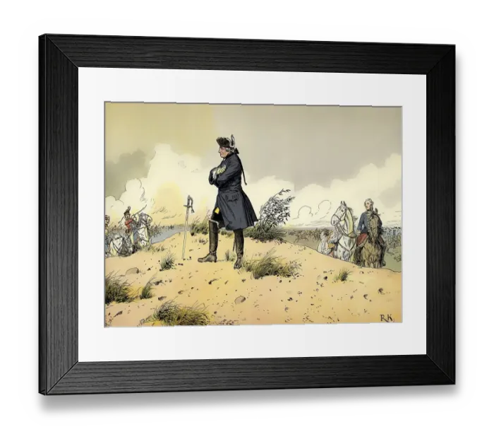 Framed Print : The Battle of Kunersdorf on 12 August 1759 in the Seven Years War