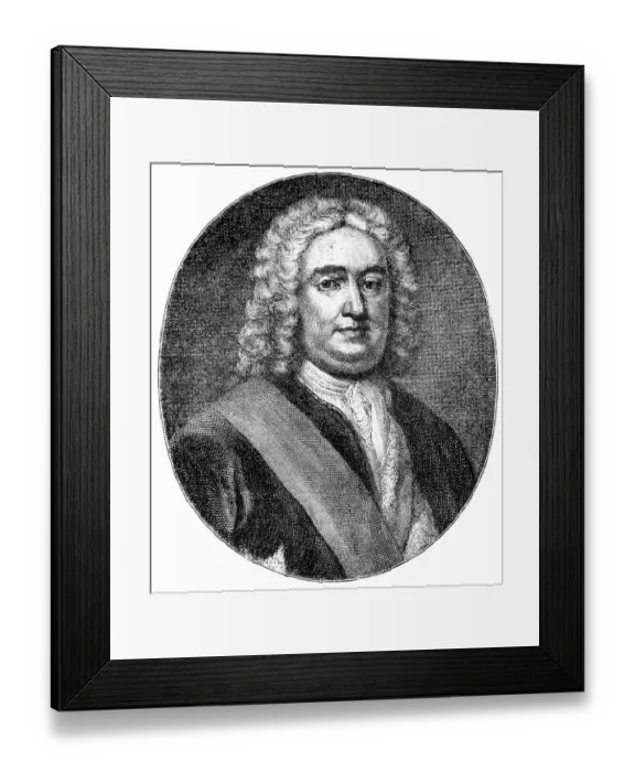 Framed Print : Portrait of Robert Walpole, 1st Earl of Orford Framed Print : Portrait of Robert Walpole, 1st Earl of Orford