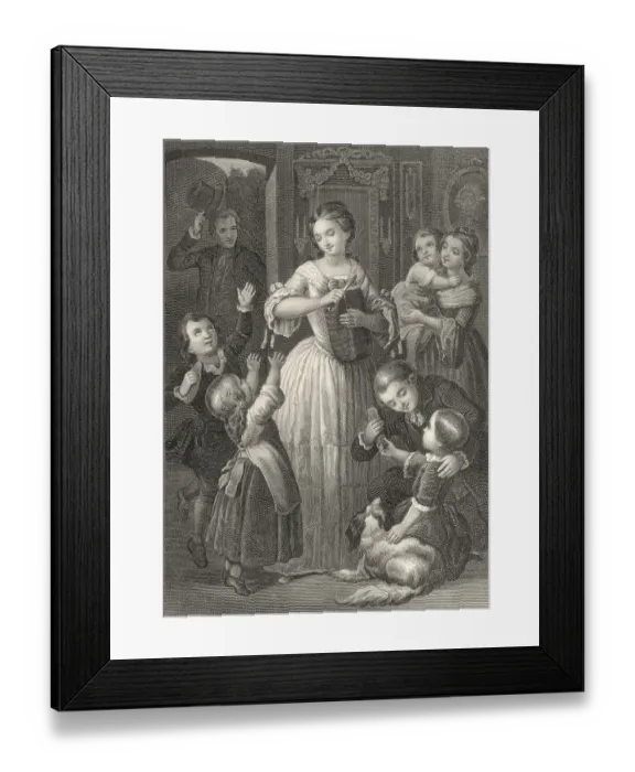 Framed Print : Historic steel engraving by Johann Baptist Wilhelm Adolf Sonderland Framed Print : Historic steel engraving by Johann Baptist Wilhelm Adolf Sonderland