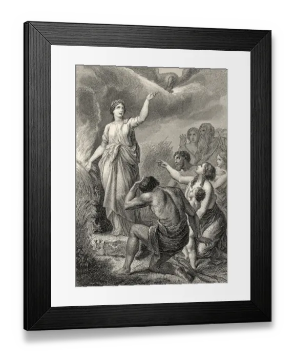 Framed Print : Historic steel engraving by Ferdinand Rothbart Framed Print : Historic steel engraving by Ferdinand Rothbart