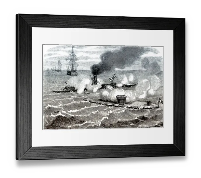 Framed Print : Historic scene, US-American history