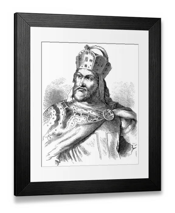 Framed Print : Historical drawing from the 19th Century Framed Print : Historical drawing from the 19th Century