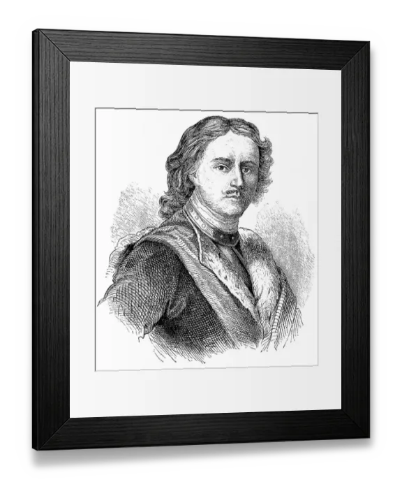 Framed Print : Historical drawing from the 19th Century Framed Print : Historical drawing from the 19th Century
