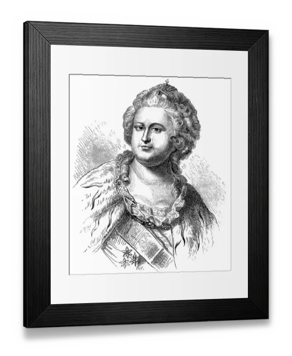 Framed Print : Historical drawing from the 19th century Framed Print : Historical drawing from the 19th century
