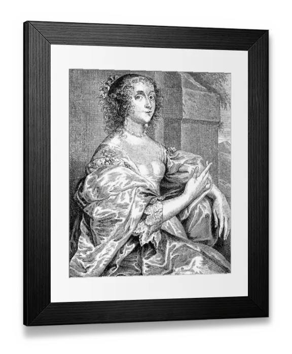 Framed Print : Historic drawing, portrait of Lucy Hay Framed Print : Historic drawing, portrait of Lucy Hay