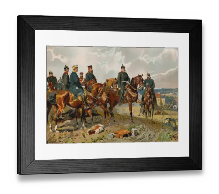 Framed Print : Historical drawing, Wilhelm I or William I Framed Print : Historical drawing, Wilhelm I or William I