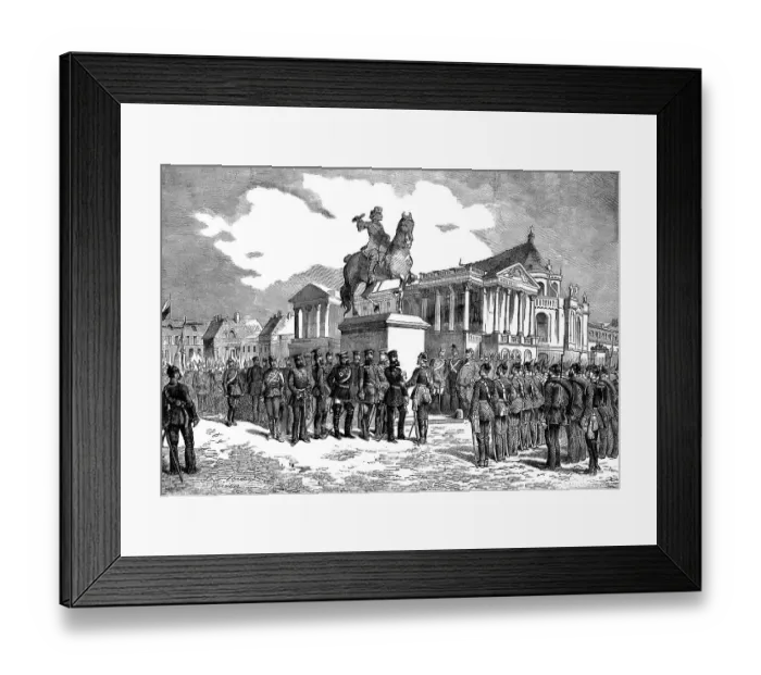 Framed Print : Iron Crosses are awarded in Versailles Framed Print : Iron Crosses are awarded in Versailles