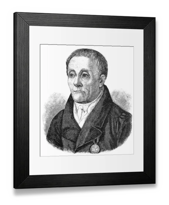 Framed Print : Historical illustration, portrait of Joachim Christian Nettelbeck Framed Print : Historical illustration, portrait of Joachim Christian Nettelbeck