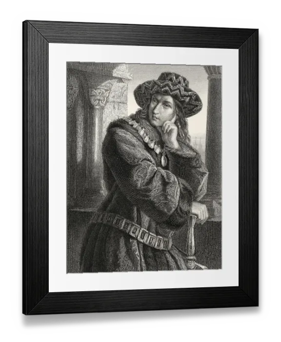 Framed Print : Karl VII or Charles VII, King of France Framed Print : Karl VII or Charles VII, King of France