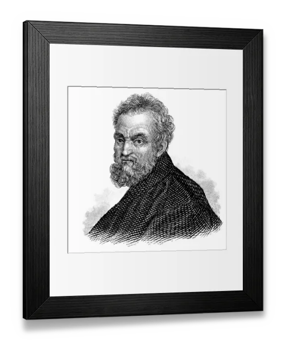 Framed Print : Michelangelo, Michelangelo Buonarroti or Michelangelo di Lodovico Buonarotti Simoni Framed Print : Michelangelo, Michelangelo Buonarroti or Michelangelo di Lodovico Buonarotti Simoni