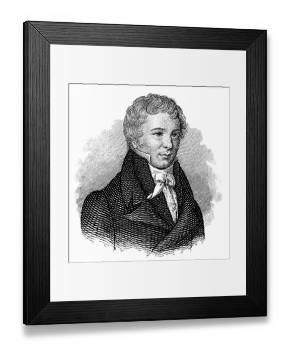 Framed Print : Wilhelm von Humboldt, 1767 - 1835