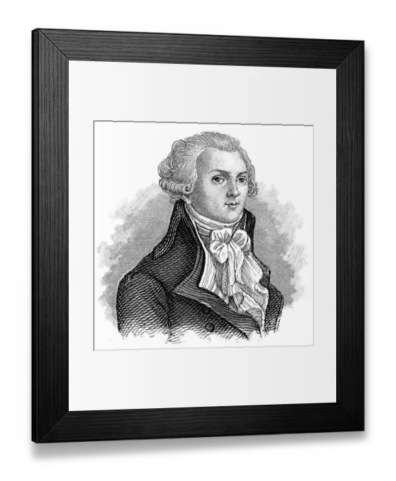 Framed Print : Maximilien de Robespierre, 1758 - 1794