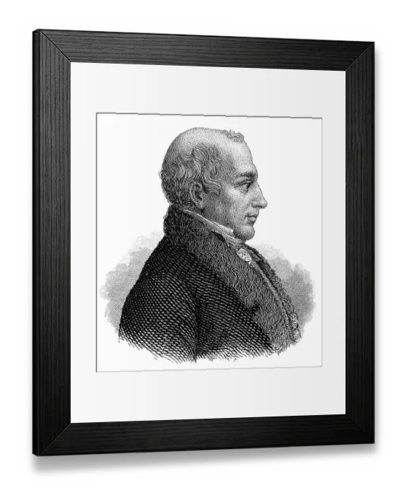 Framed Print : Portrait of Luigi Aloisio Galvani or Aloysius Galvani