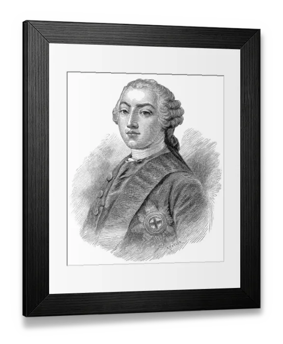 Framed Print : Portrait of George III, 1738 - 1820 Framed Print : Portrait of George III, 1738 - 1820