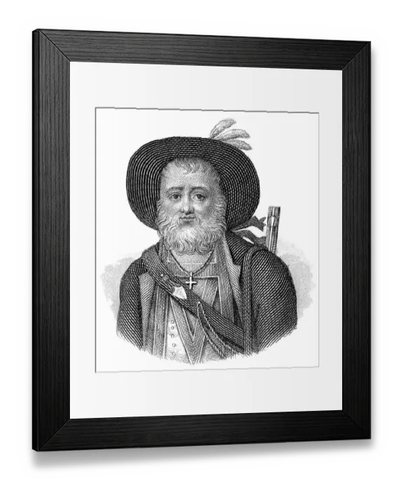 Framed Print : Andreas Hofer, 1767 - 1810, leader of the Tyrolean uprising of 1809 Framed Print : Andreas Hofer, 1767 - 1810, leader of the Tyrolean uprising of 1809