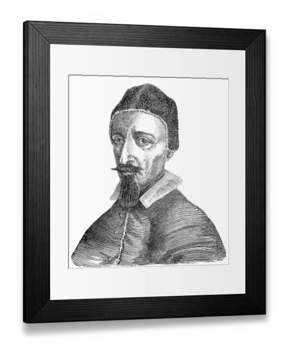 Framed Print : Pope Alexander VII, 1599, 1667