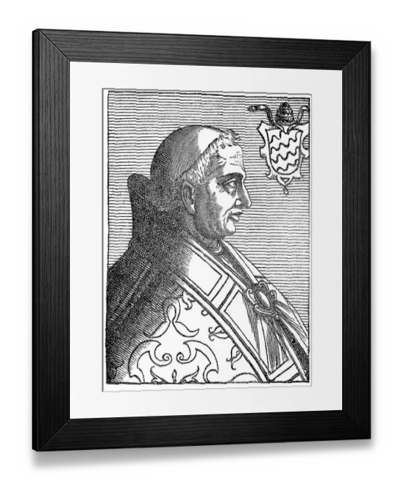Framed Print : Pope Martin V or Martinus V, 1369 -1431