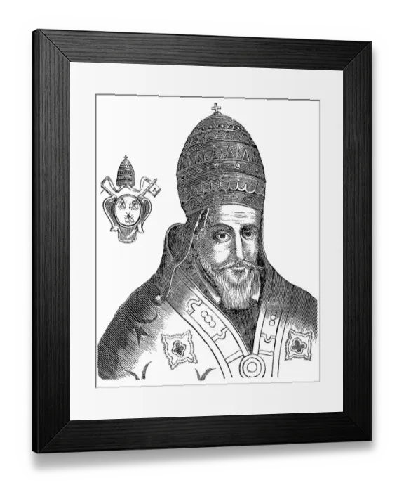 Framed Print : Pope Urban VIII or Urbanus VIII Framed Print : Pope Urban VIII or Urbanus VIII