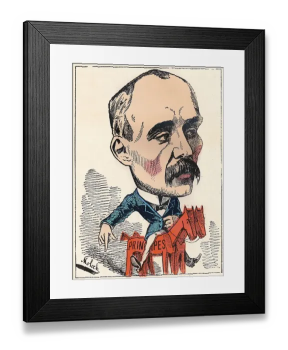 Framed Print : Georges Benjamin Clemenceau, a French statesman