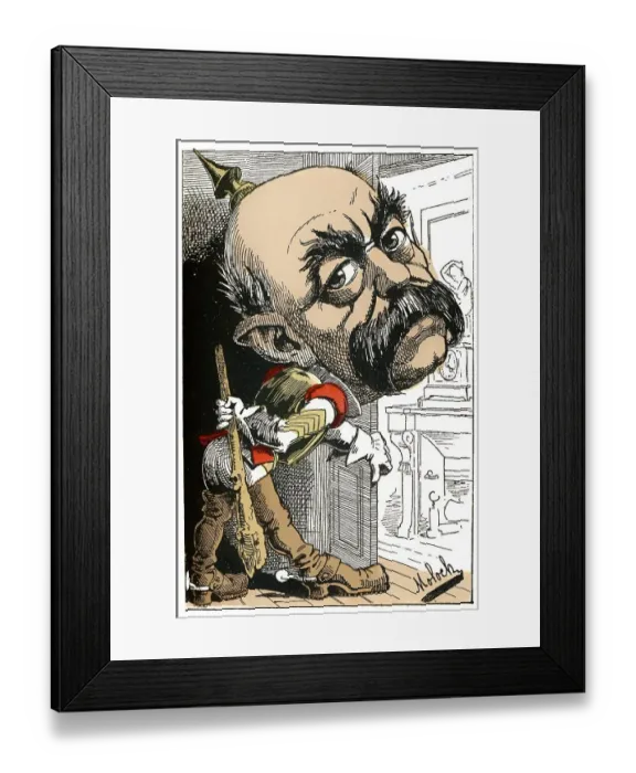 Framed Print : Otto Eduard Leopold von Bismarck-Schoenhausen