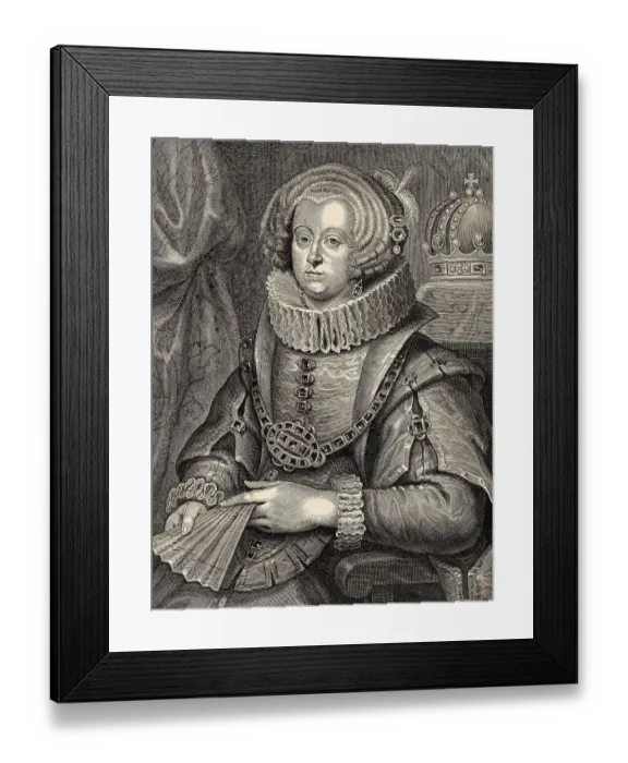 Framed Print : Maria Anna of Spain, 1606-1646