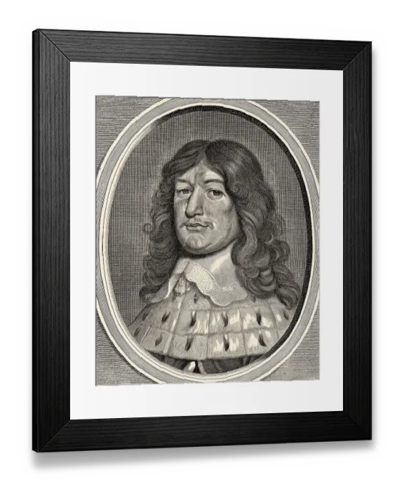 Framed Print : Frederick William, Elector of Brandenburg