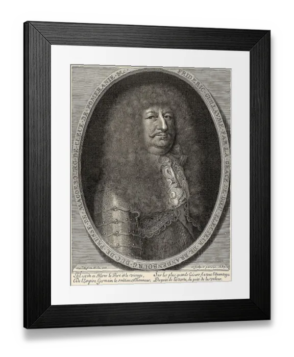 Framed Print : Frederick William, Elector of Brandenburg