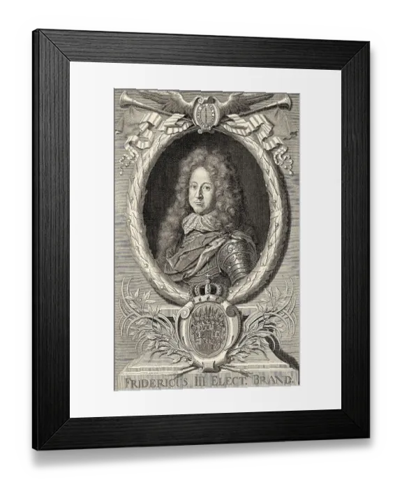 Framed Print : Frederick I of Prussia, 1657-1713 Framed Print : Frederick I of Prussia, 1657-1713