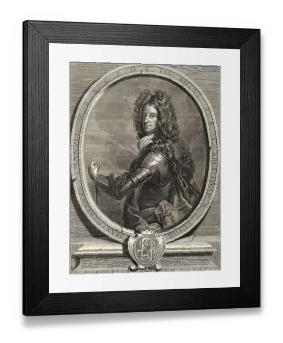 Framed Print : Maximilian II. Emanuel, 1662-1726