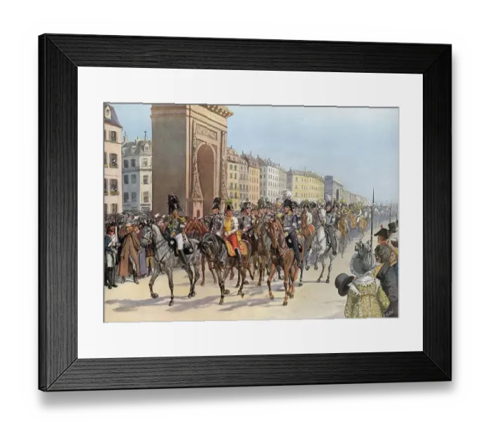 Framed Print : Capitulation of Paris on 31 March 1814