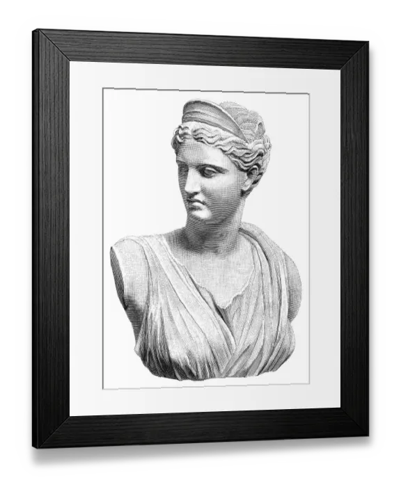 Framed Print : Artemis or Diana of Versailles