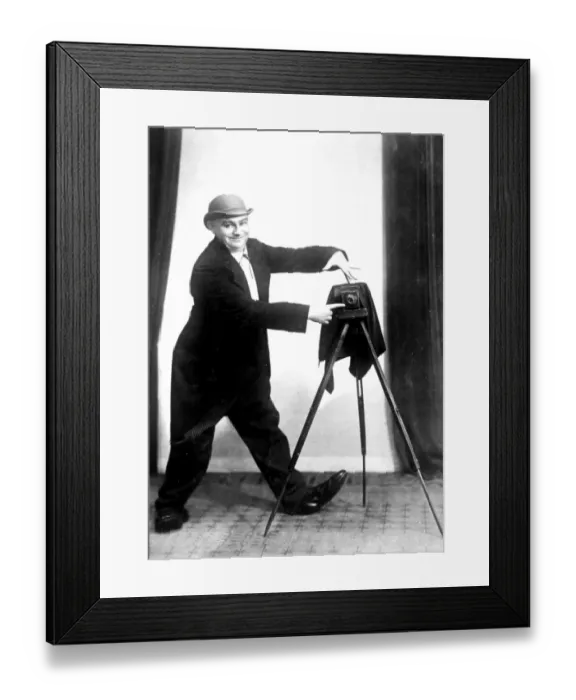 Framed Print : Photographer, 1920s, exact place unknown Framed Print : Photographer, 1920s, exact place unknown