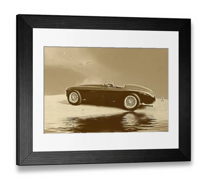 Framed Print : Ferrari 212 Touring Barchetta, built 1953