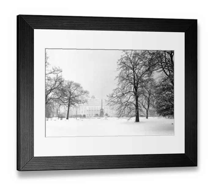 Framed Print : Karl-Marx-Platz today Augustusplatz in winter Framed Print : Karl-Marx-Platz today Augustusplatz in winter