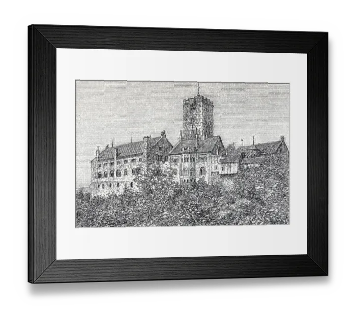 Framed Print : Wartburg Castle, Thuringia, Germany