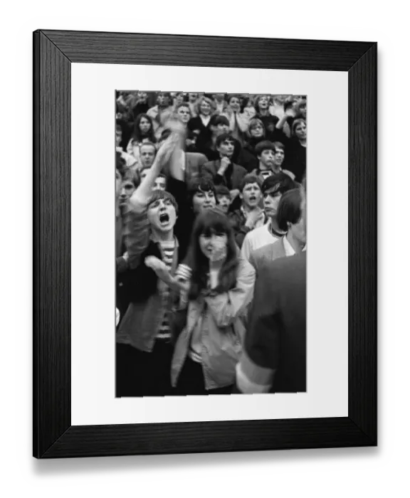 Framed Print : On their lightning tour, here in Essen on 25