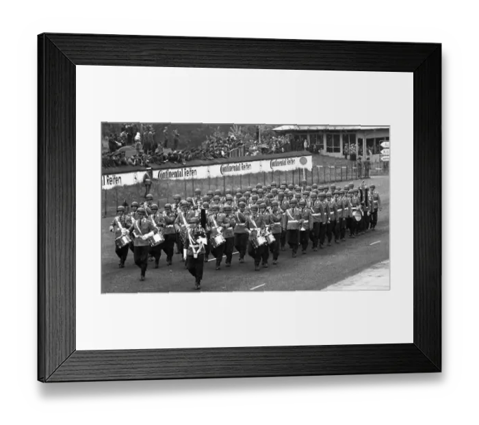 Framed Print : Parade of the Bundeswehr on the 20th anniversary of the founding of NATO in April 1969 at Dortmund Airport Framed Print : Parade of the Bundeswehr on the 20th anniversary of the founding of NATO in April 1969 at Dortmund Airport
