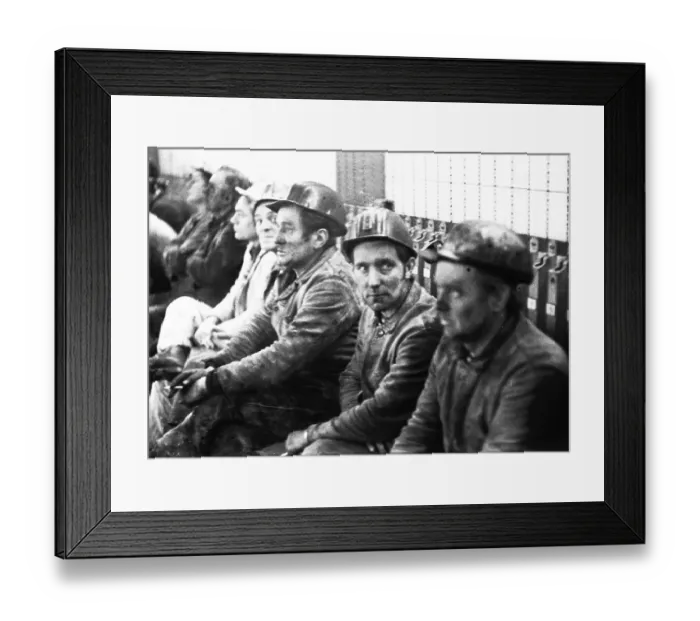 Framed Print : A workers meeting in the wash-house of the Monopol colliery on 18 November 1973 in Kamen was replaced by a Framed Print : A workers meeting in the wash-house of the Monopol colliery on 18 November 1973 in Kamen was replaced by a