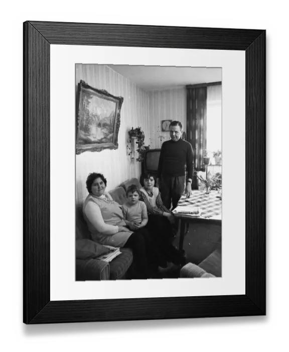 Framed Print : The inflation rate and inflation of the 1970s increasingly burdened working class families