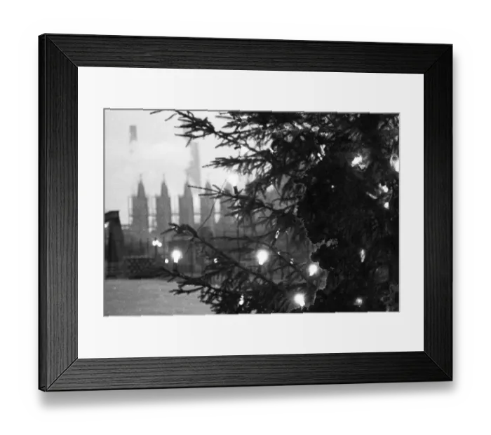 Framed Print : Pre-Christmas at the Hoesch AG Westfalenhuette on 12
