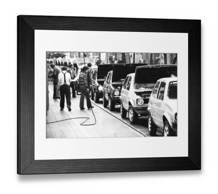 Framed Print : Production of the Golf at the VW plant on 10