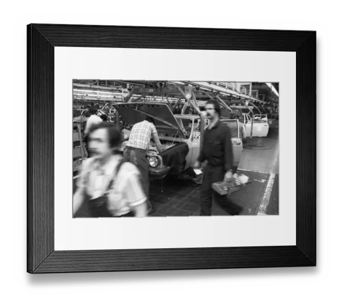 Framed Print : Production of the Golf at the VW plant on 10 Framed Print : Production of the Golf at the VW plant on 10