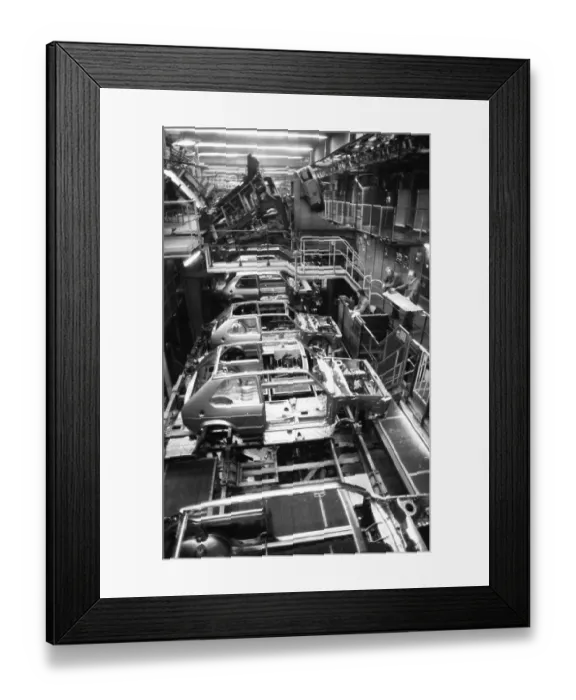 Framed Print : Production of the Golf at the VW plant on 10 Framed Print : Production of the Golf at the VW plant on 10