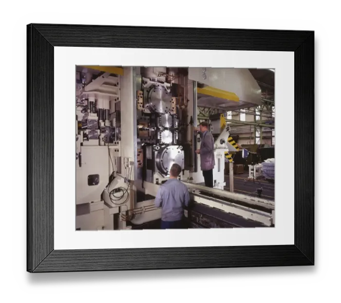 Framed Print : Mechanical engineering, Hemer at the company Sundwiger Eisenwerke