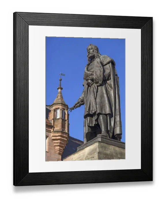 Framed Print : Albrecht Duerer monument, blue sky Framed Print : Albrecht Duerer monument, blue sky